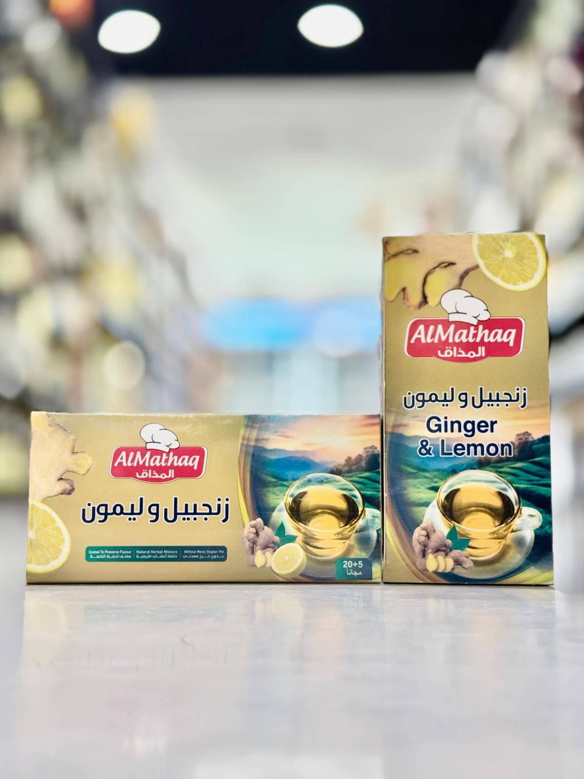 ALMATHAQ GINGER AND LEMON 12/25 Tea Bag