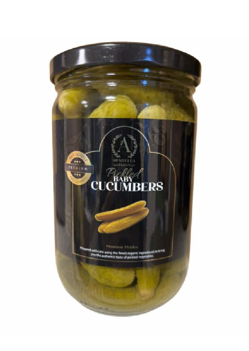 ARABELLA PICKLED BABY CUCUMBERS 660g/12
